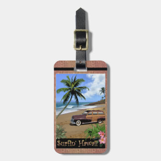 Surfin' Hawaii Luggage Tag