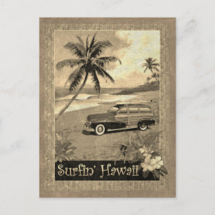 Surfin' Hawaii Postcard