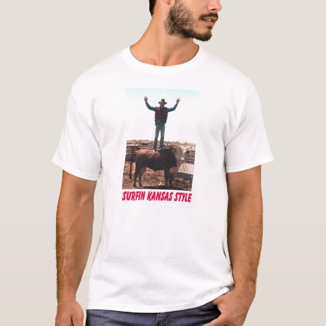 Surfin Kansas T-Shirt (Front)