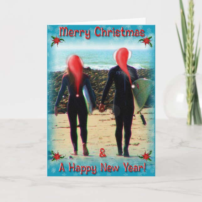 Surfin' Safari Christmas Card (Front)