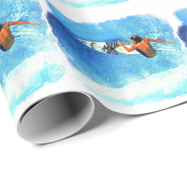 Surfing 1 Wrapping Paper (Roll Corner)