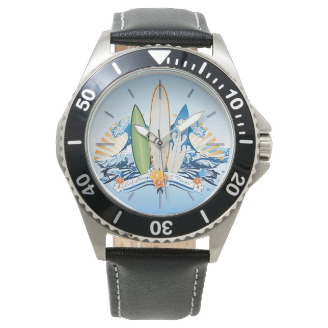 Surfing 2 Watch & Numeral Options (Front)