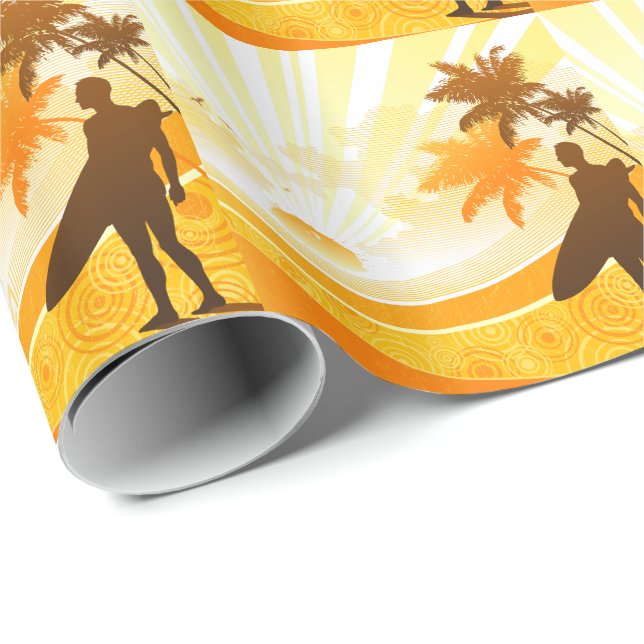 Surfing 7 Wrapping Paper (Roll Corner)