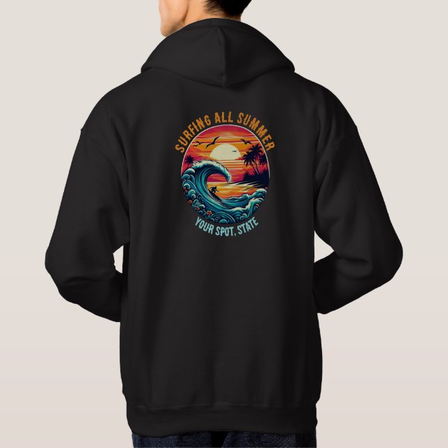 Surfing All Summer Hoodie (Back)