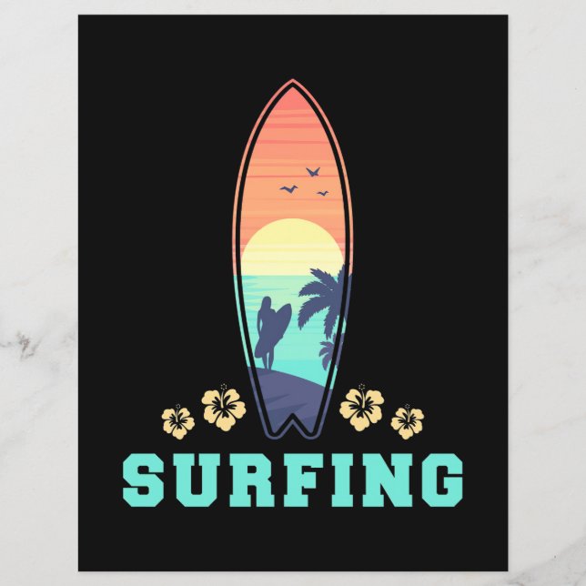 Surfing And Flower (Front)