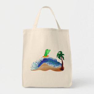 Surfing Angel Healing Art Tote Bag