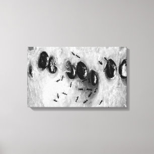 surfing ants canvas print