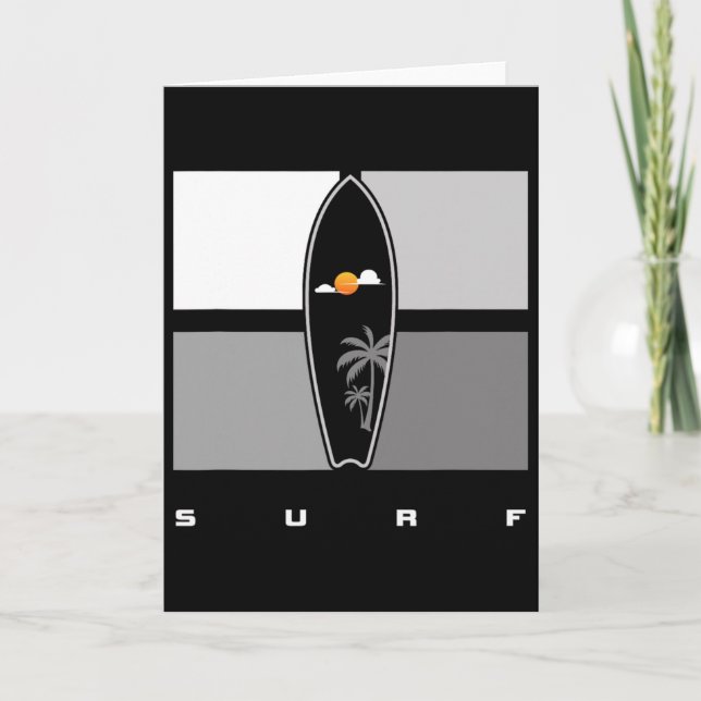 Surfing Apparel - Surfer Surf _2  Card (Front)