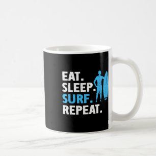 Surfing Art For Men Women Surfer Surfboard Lover S Coffee Mug
