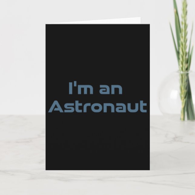 Surfing Astronaut Retro Space Wave Funny Cosmic  Card (Front)