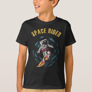 Surfing Astronaut Space Rider Surfer T-Shirt