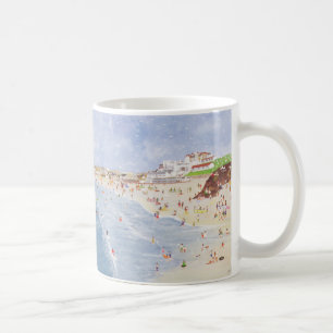 Surfing at Porthmeor Coffee Mug