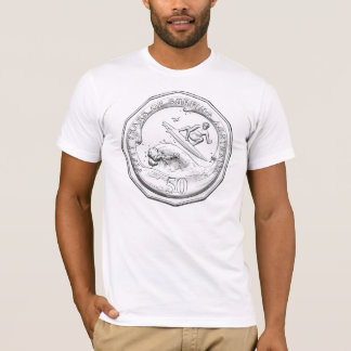 Surfing Australia 50th Anniversary Coin Tee Shirt