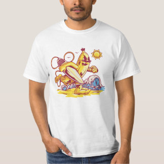 Surfing Banana: Riding the Wave Tropical Vibes T-Shirt