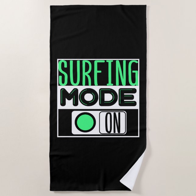 Surfing  beach towel (Front)