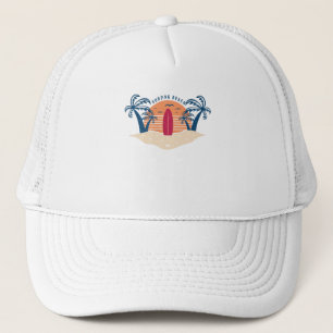 Surfing Beach Trucker Hat