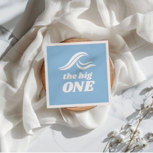 Surfing Birthday , The Big One Napkin