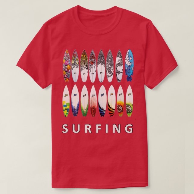 surfing boardT T-Shirt (Design Front)