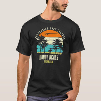 Surfing Bondi Beach Australia Australian Surf Cult T-Shirt