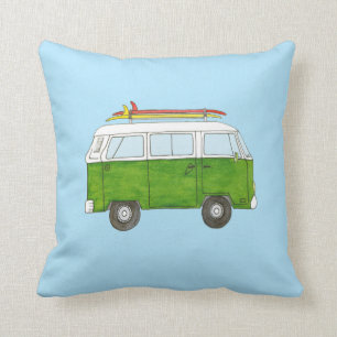 Surfing Campervan Cushion
