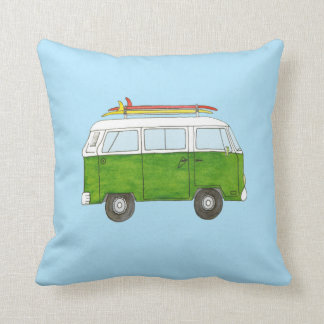 Surfing Campervan Cushion