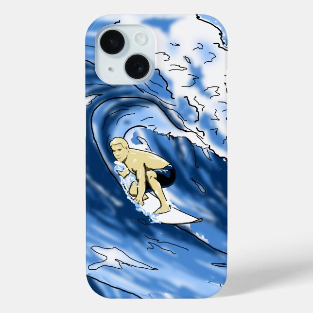 Surfing Case-Mate iPhone Case (Back)
