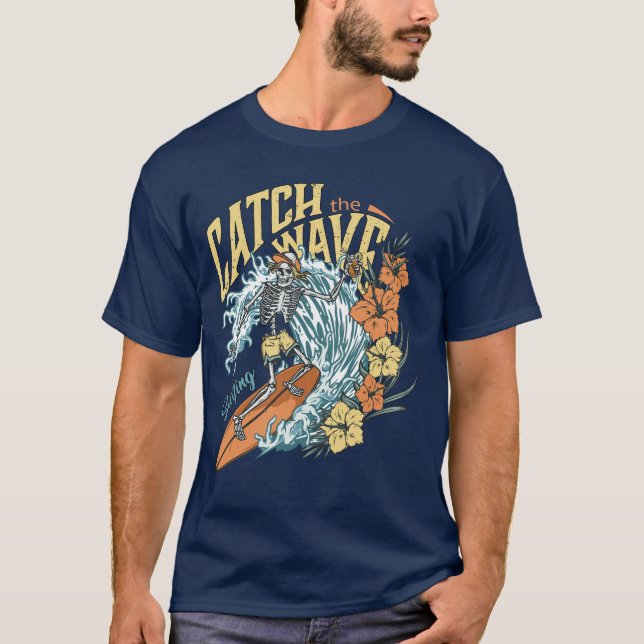 Surfing - Catch The Wave T-Shirt (Front)