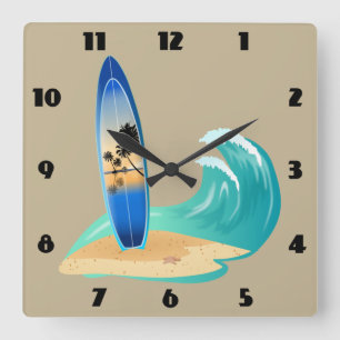 surfing clock