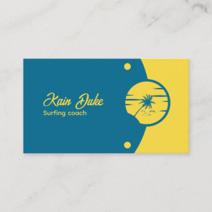 Surfing coach  business card