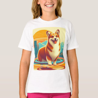 Surfing Corgi Unisex T-Shirt