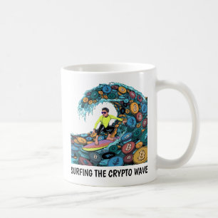 Surfing Crypto Coffee Mug