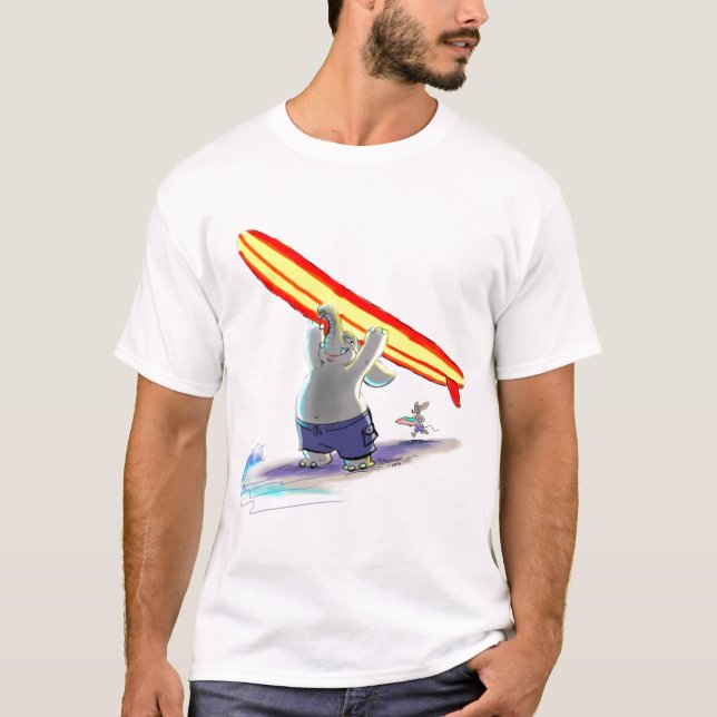 sUrFiNg eLePhAnt T-Shirt (Front)