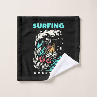 Surfing Everyday Wash Cloth