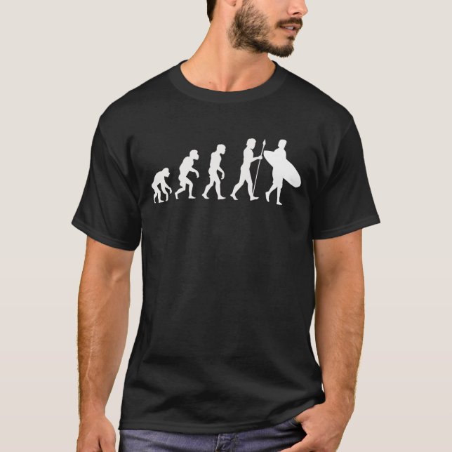 Surfing Evolution T-Shirt (Front)