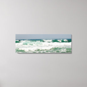 Surfing Fistral Newquay Cornwall Canvas Print