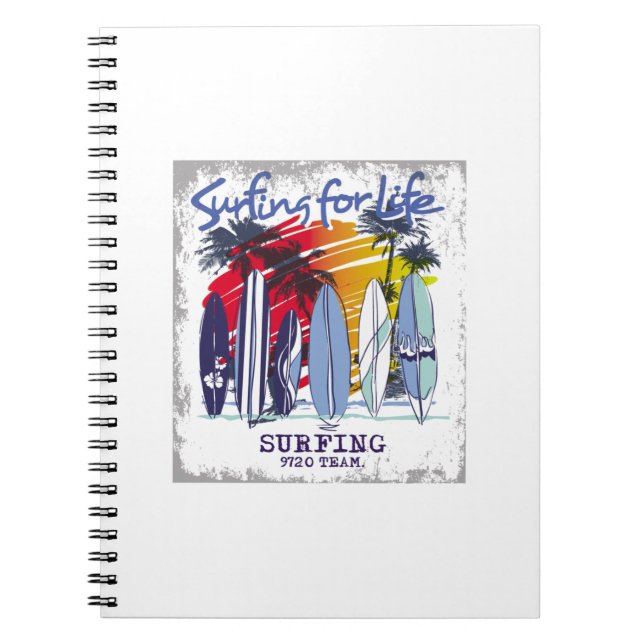 surfing for life notebook (Front)