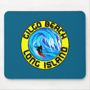 Surfing Gilgo Beach Long Island New York Surf Surf Mouse Mat