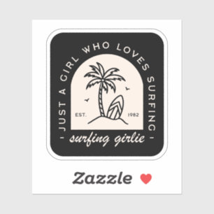 Surfing girl surf lovers quotes vintage black