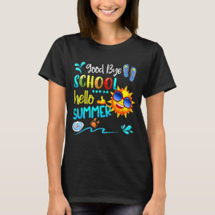 Surfing Good Bye School Hello Summer Last Day Of S T-Shirt