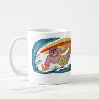 Surfing Gorilla Coffee Mug