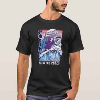 Surfing Grim Reaper  Fun Surfer T-Shirt