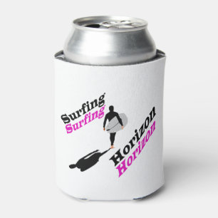 Surfing horizon T-Shirt Magnet Can Cooler