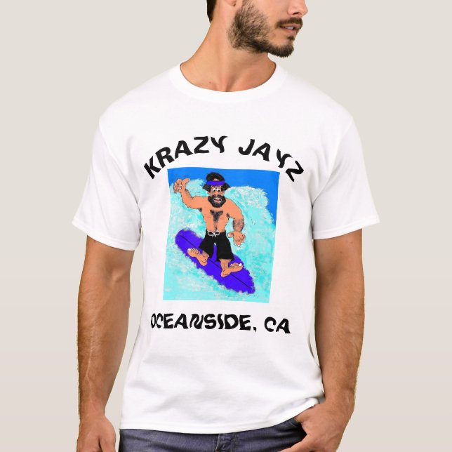 SURFING IN OCEANSIDE T-Shirt (Front)