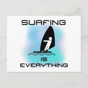 Surfing is Everything T-shirts and Gifts Postcard