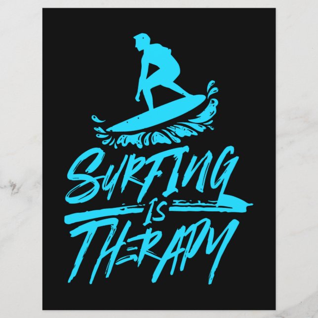 Surfing Is Therapy (Front)