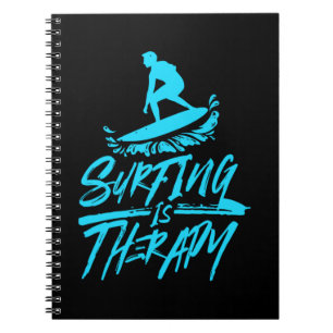 Surfing Is Therapy Notebook
