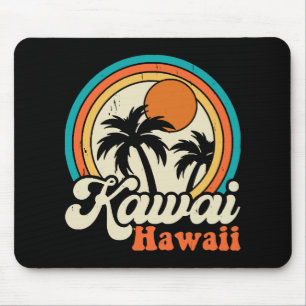 Surfing Kawaii Hawaii Mouse Mat