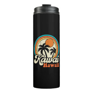 Surfing Kawaii Hawaii Thermal Tumbler