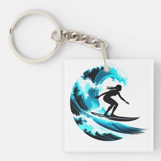 surfing key ring (Front)