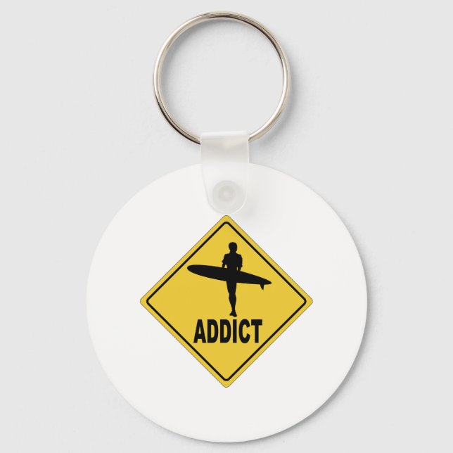 Surfing Key Ring (Front)